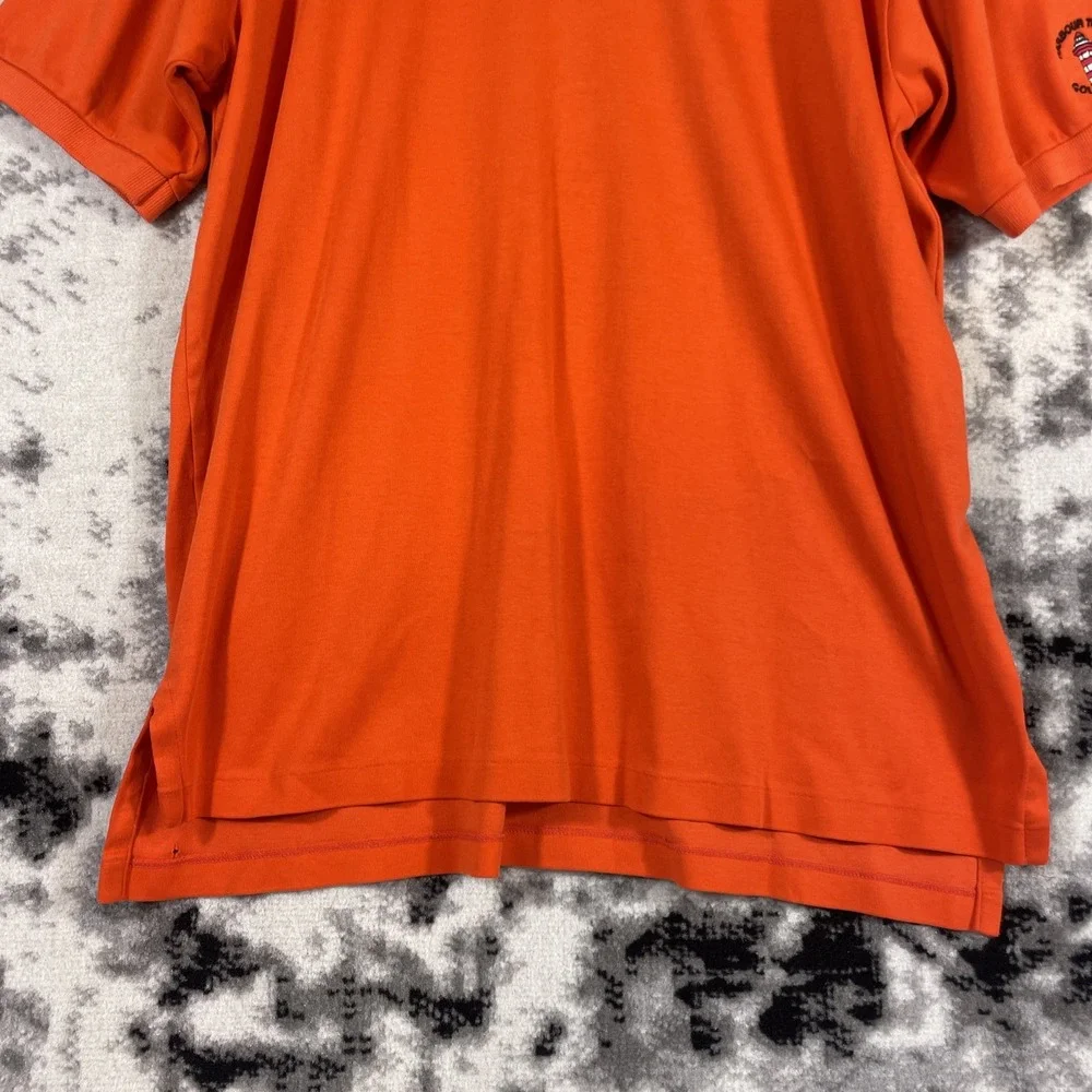 Polo Ralph Lauren Polo Shirt Mens Size Extra Large Orange Harbot Town Golf Links